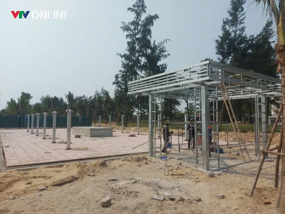 Đẩy nhanh tiến độ xây dựng 15 điểm tắm tráng dọc bãi biển lớn nhất Nghệ An phục vụ khách du lịch Đẩy nhanh tiến độ xây dựng 15 điểm tắm tráng dọc bãi biển lớn nhất Nghệ An phục vụ khách du lịch