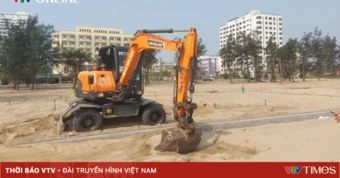 Đẩy nhanh tiến độ xây dựng 15 điểm tắm tráng dọc bãi biển lớn nhất Nghệ An phục vụ khách du lịch