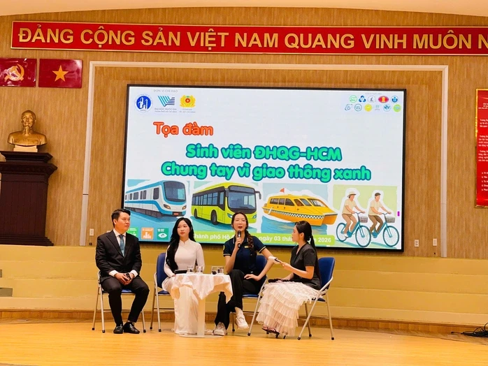 ĐHQG TPHCM khuyến khích sinh viên đi xe buýt, metro ĐHQG TPHCM khuyến khích sinh viên đi xe buýt, metro