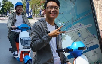 Đi thử xe đạp điện công cộng ở TP.HCM: Mở xe trong vài giây nhưng có những pha “đứng hình”