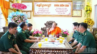 Điểm tựa của đồng bào Khmer tuyến ven biển Cà Mau