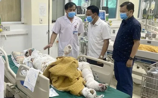 Điện Biên: 4 người bị thương khi chữa cháy rừng tại xã Na Sang Điện Biên: 4 người bị thương khi chữa cháy rừng tại xã Na Sang
