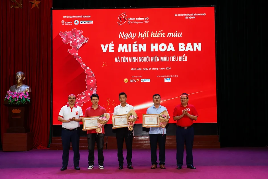 Điện Biên lan tỏa nghĩa cử hiến máu nhân ái từ Hành trình đỏ 2026 Điện Biên lan tỏa nghĩa cử hiến máu nhân ái từ Hành trình đỏ 2026