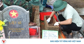 Điện Biên lấy mẫu ADN tại nghĩa trang liệt sĩ lớn nhất tỉnh