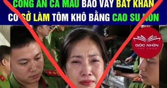 Diễn biến mới vụ tung tin "tôm khô được làm bằng cao su non ...