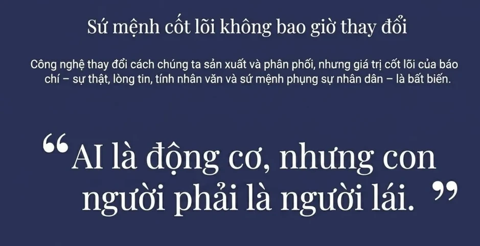 Diễn đàn Báo chí toàn quốc: Phát triển báo chí trong kỷ nguyên trí tuệ nhân tạo Diễn đàn Báo chí toàn quốc: Phát triển báo chí trong kỷ nguyên trí tuệ nhân tạo
