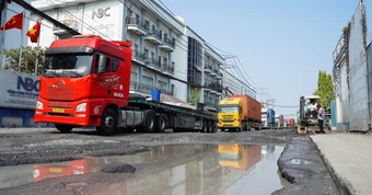 Điều chỉnh giao thông đường Bến Nghé 10 ngày để sửa mặt đường
