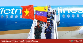 Đoàn cứu nạn, cứu hộ Việt Nam đã tới Venezuela, sẵn sàng tiếp cận hiện trường động đất