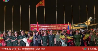 Đoàn cứu nạn, cứu hộ Việt Nam trở về nước sau khi hoàn thành nhiệm vụ tại Venezuela
