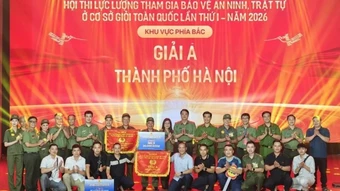 Đội Hà Nội giành Giải A tại Hội thi Lực lượng tham gia bảo vệ an ninh, trật tự ở cơ sở giỏi toàn quốc, khu vực phía bắc