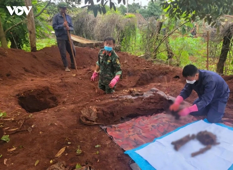 Đội K52, Gia Lai phát hiện và quy tập 6 hài cốt liệt sĩ tại Ia Boòng Đội K52, Gia Lai phát hiện và quy tập 6 hài cốt liệt sĩ tại Ia Boòng