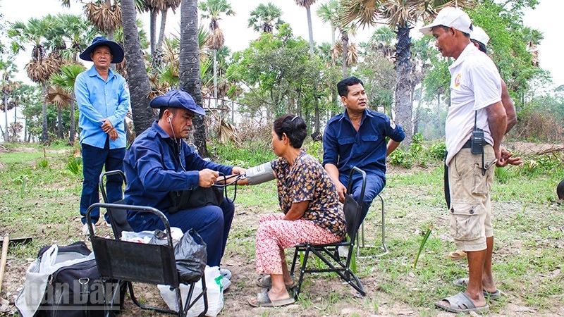 Đội K91 tìm thấy hài cốt liệt sĩ hy sinh ở Campuchia tại khu vực nghi còn mộ liệt sĩ