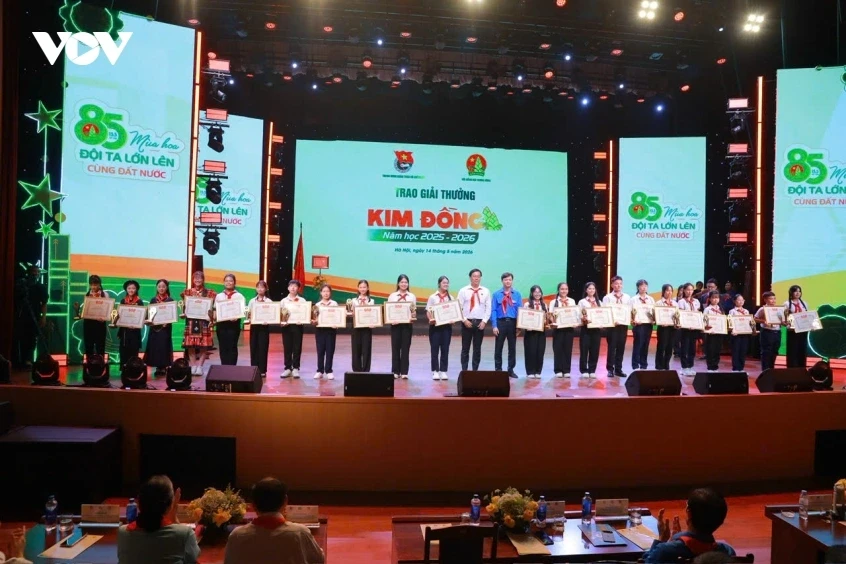 Đội Thiếu niên tiền phong Hồ Chí Minh nhận Huân chương Lao động hạng Nhất Đội Thiếu niên tiền phong Hồ Chí Minh nhận Huân chương Lao động hạng Nhất