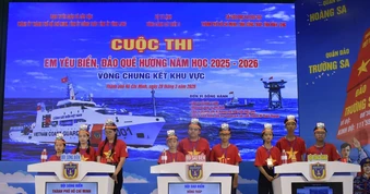Đội TPHCM giành giải nhất cuộc thi “Em yêu biển, đảo quê hương”