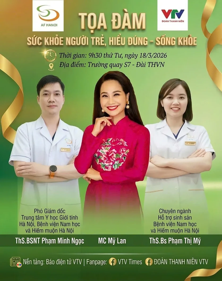 Đón xem Tọa đàm trực tuyến: "Sức khỏe người trẻ - Hiểu đúng, sống khỏe" Đón xem Tọa đàm trực tuyến: "Sức khỏe người trẻ - Hiểu đúng, sống khỏe"