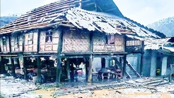 Dông lốc, mưa đá làm 5 người bị thương ở Thái Nguyên