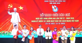 Đồng Nai: 16 tác phẩm đoạt giải báo chí "Ngòi viết vàng" lần thứ 37