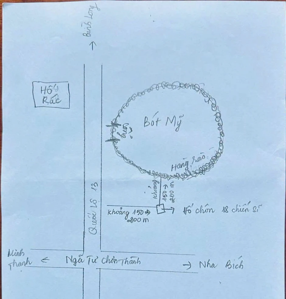 Đồng Nai tìm khu mộ 100 liệt sĩ dọc Quốc lộ 13 Đồng Nai tìm khu mộ 100 liệt sĩ dọc Quốc lộ 13