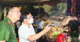 Đồng Nai: Xác định nguyên nhân vụ cháy khu vực chợ Biên Hòa
