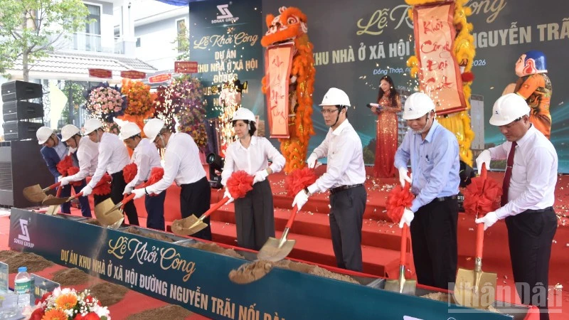 Đồng Tháp khởi công nhà ở xã hội hơn 350 tỷ đồng Đồng Tháp khởi công nhà ở xã hội hơn 350 tỷ đồng
