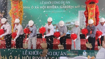Đồng Tháp khởi công nhà ở xã hội Rivera Garden Mỹ Tho