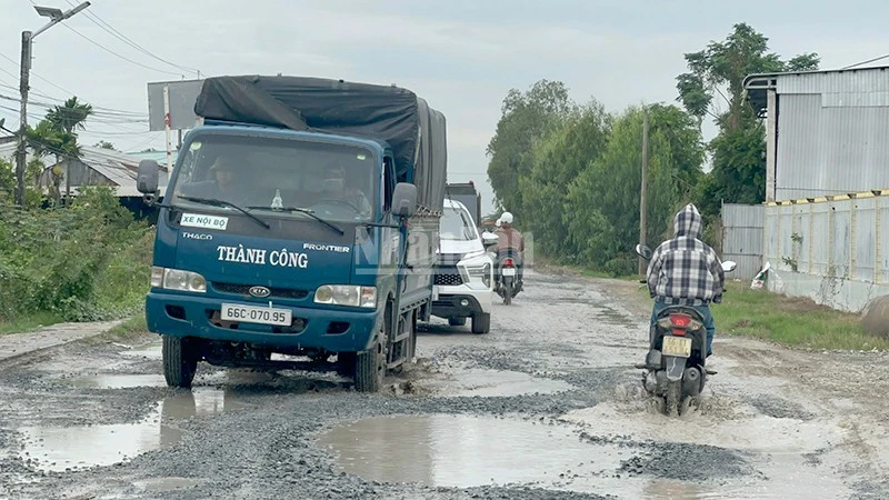 Đồng Tháp: Sửa chữa Quốc lộ 30 đoạn đi Cửa khẩu quốc tế Dinh Bà ngay trong mùa mưa