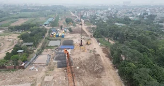 Dự án cầu Trần Hưng Đạo tả ngạn sông Hồng: Gần 4ha chưa được giải phóng mặt bằng
