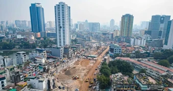 Dự án Vành đai 1 nguy cơ bị chậm tiến độ do xung đột với ga metro số 5