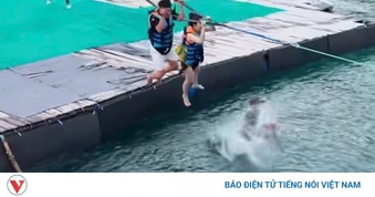 Dù lượn gây tai nạn nghiêm trọng tại hòn Hai Bờ Đập, An Giang
