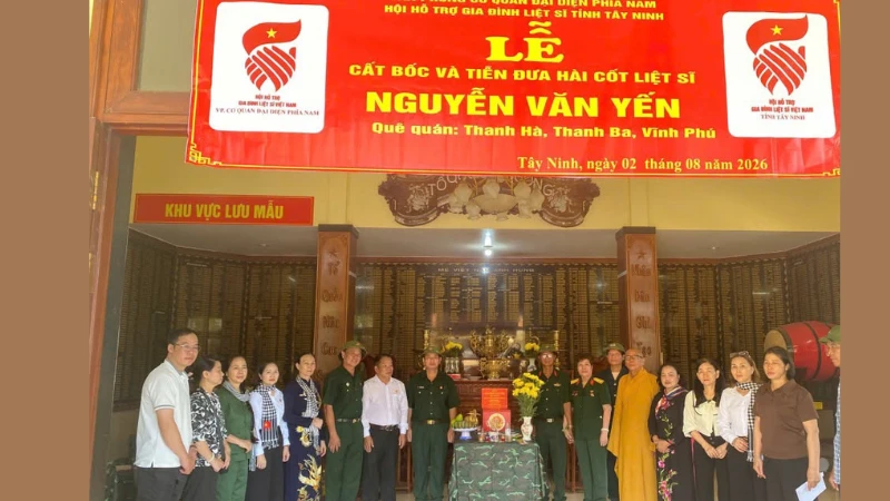 Đưa hài cốt liệt sĩ trở về đất mẹ sau gần 60 năm Đưa hài cốt liệt sĩ trở về đất mẹ sau gần 60 năm