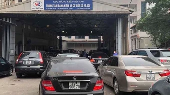Dừng đặt lịch đăng kiểm qua ứng dụng trực tuyến