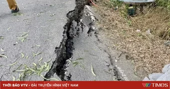 Đường tỉnh 945 xuất hiện điểm sạt lở nguy hiểm, hạn chế tốc độ phương tiện thủy