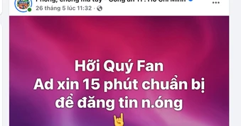 Fanpage Công an TP HCM đổi mới cách làm, hút "triệu view"