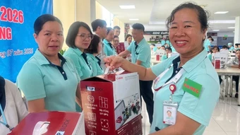 Gần 24 nghìn công nhân Canon Việt Nam chung vui "Bữa cơm Công đoàn"