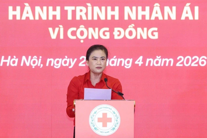 Gần 350 tỉ đồng được tiếp nhận tại Lễ phát động Tháng nhân đạo năm 2026 Gần 350 tỉ đồng được tiếp nhận tại Lễ phát động Tháng nhân đạo năm 2026