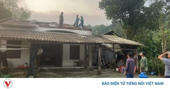 Gần 700 ngôi nhà bị tốc mái do mưa giông, lốc xoáy ở Thái Nguyên