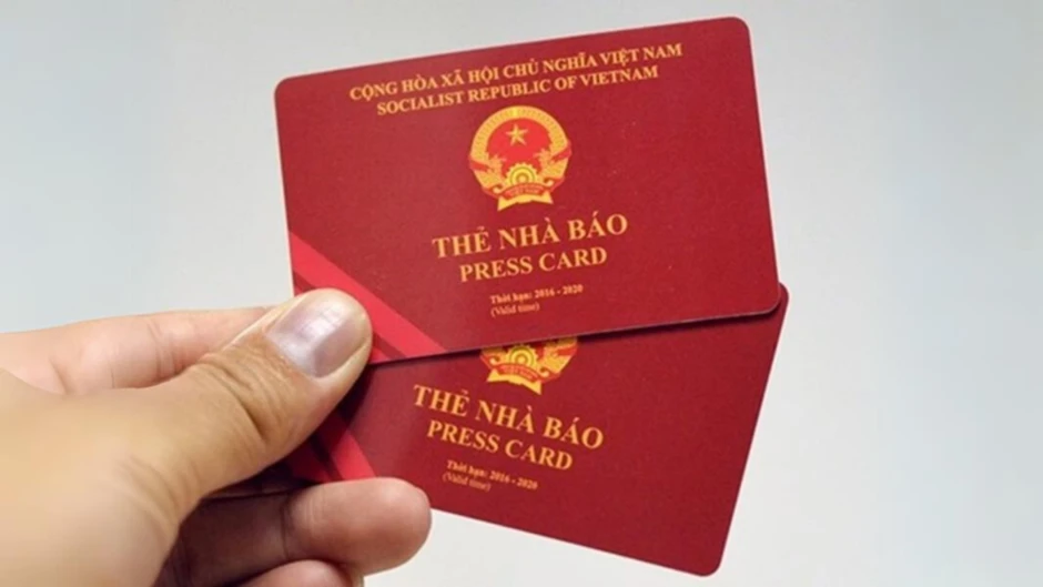 Gia hạn sử dụng thẻ nhà báo kỳ hạn 2021-2025 Gia hạn sử dụng thẻ nhà báo kỳ hạn 2021-2025