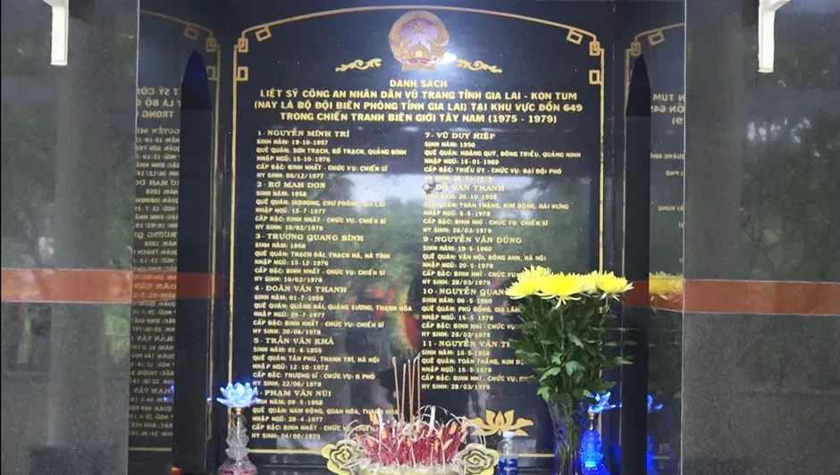 Gia Lai: Hoàn thiện hồ sơ xếp hạng di tích nơi 11 liệt sĩ hy sinh trong cuộc chiến bảo vệ biên giới Tây Nam Gia Lai: Hoàn thiện hồ sơ xếp hạng di tích nơi 11 liệt sĩ hy sinh trong cuộc chiến bảo vệ biên giới Tây Nam