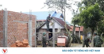 Gia Lai huy động quân đội xây mới và sửa chữa 76 nhà ở cho gia đình người có công