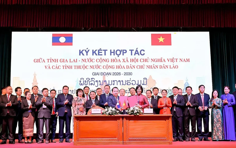 Gia Lai ký kết 4 tỉnh Nam Lào hướng tới phát triển nhiều lĩnh vực