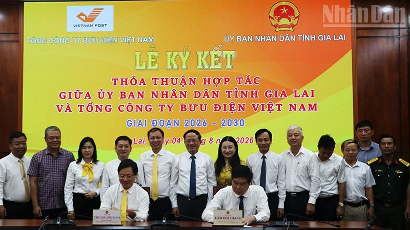 Gia Lai và Tổng Công ty Bưu điện Việt Nam ký kết thỏa thuận hợp tác toàn diện giai đoạn 2026-2030 Gia Lai và Tổng Công ty Bưu điện Việt Nam ký kết thỏa thuận hợp tác toàn diện giai đoạn 2026-2030