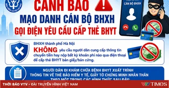 Giả mạo cán bộ BHXH gọi điện thông báo thẻ BHYT bị lỗi