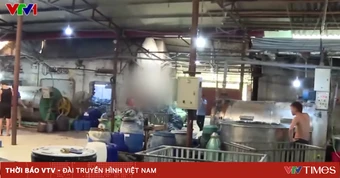 Giặt mài “chui” ngang nhiên xả thải ra môi trường