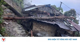 Gió lốc gây thiệt hại tại xã Thu Lũm (Lai Châu)