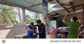 Giông lốc ở Đồng Tháp gây thiệt hại 46 căn nhà, một người tử vong