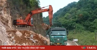 Giữa tháng 5, Quốc lộ 6 qua Mai Châu sẽ sửa xong