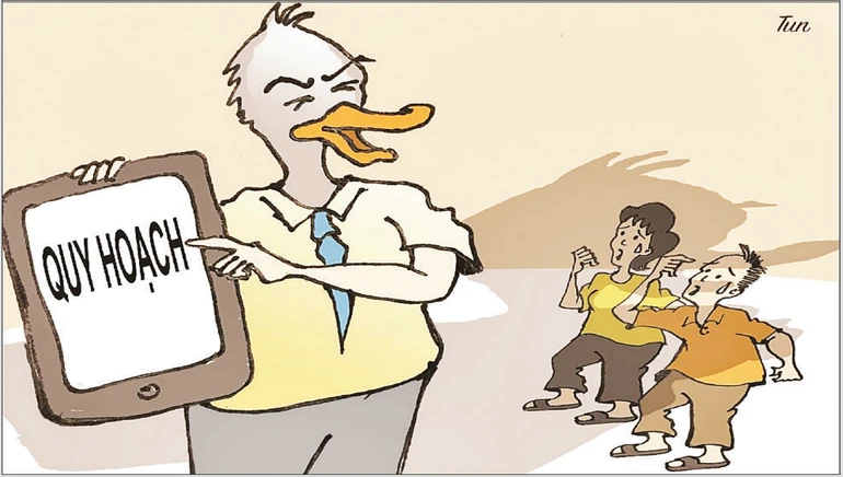 Góc biếm họa: Cảnh giác với “cơn sốt” quy hoạch Góc biếm họa: Cảnh giác với “cơn sốt” quy hoạch