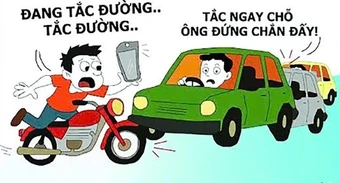 Góc biếm họa: Đừng để thói quen biến thành hiểm họa