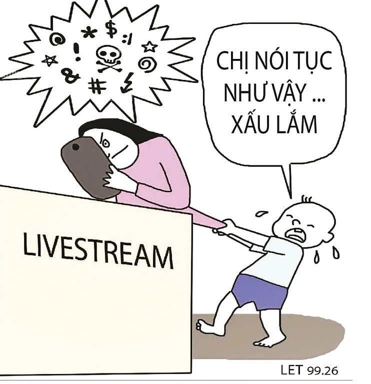 Góc biếm họa: Nói “không” với “rác” mạng Góc biếm họa: Nói “không” với “rác” mạng