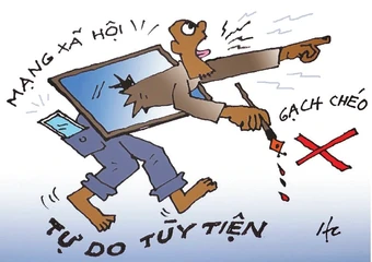 Góc biếm họa: Nói “không” với “rác” mạng